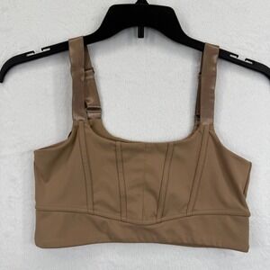 Move Theory Womens Medium‎ Medium-Impact Sports Bra Adjustable Strap Activewear